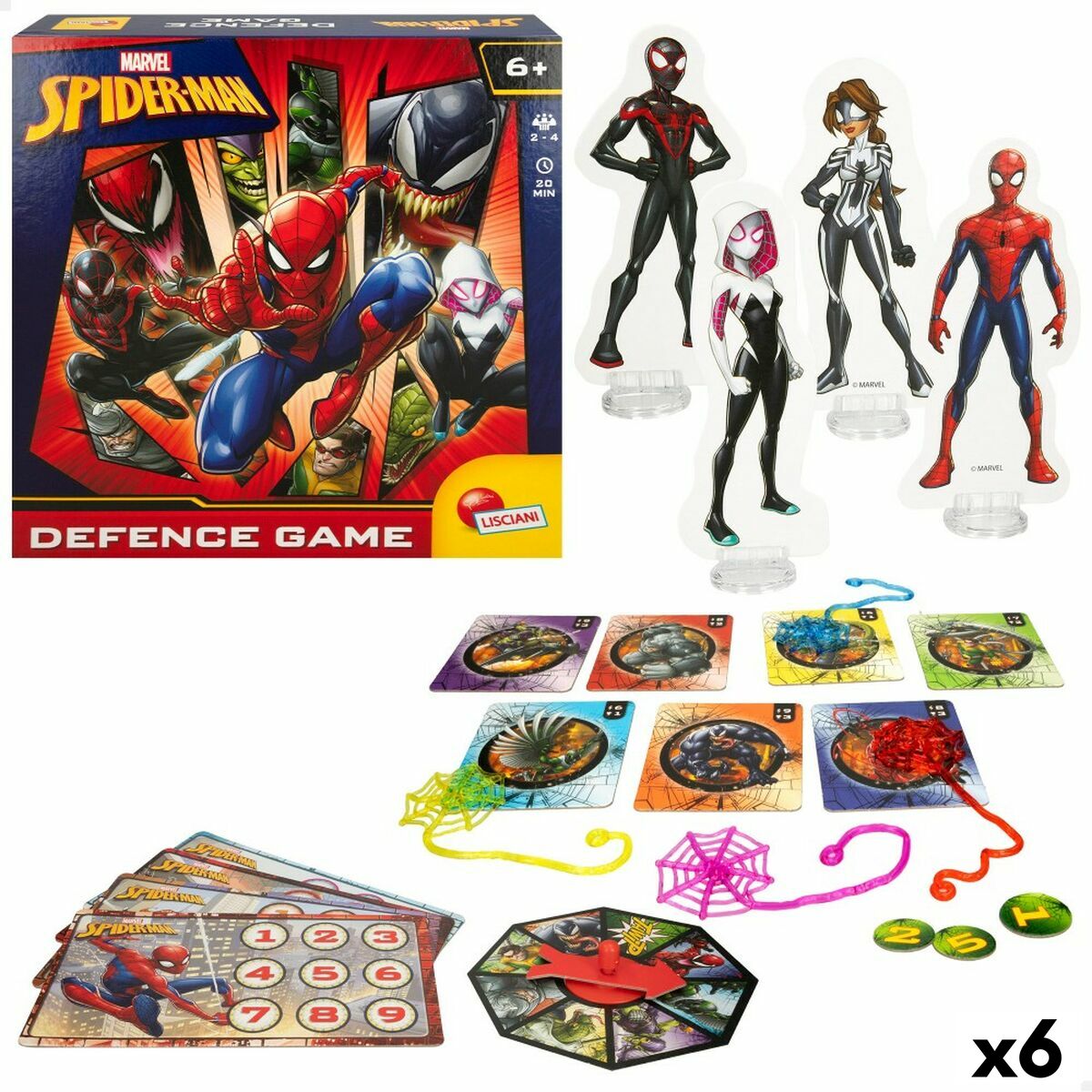 Sällskapsspel Spider-Man Defence Game (6 antal) - 8