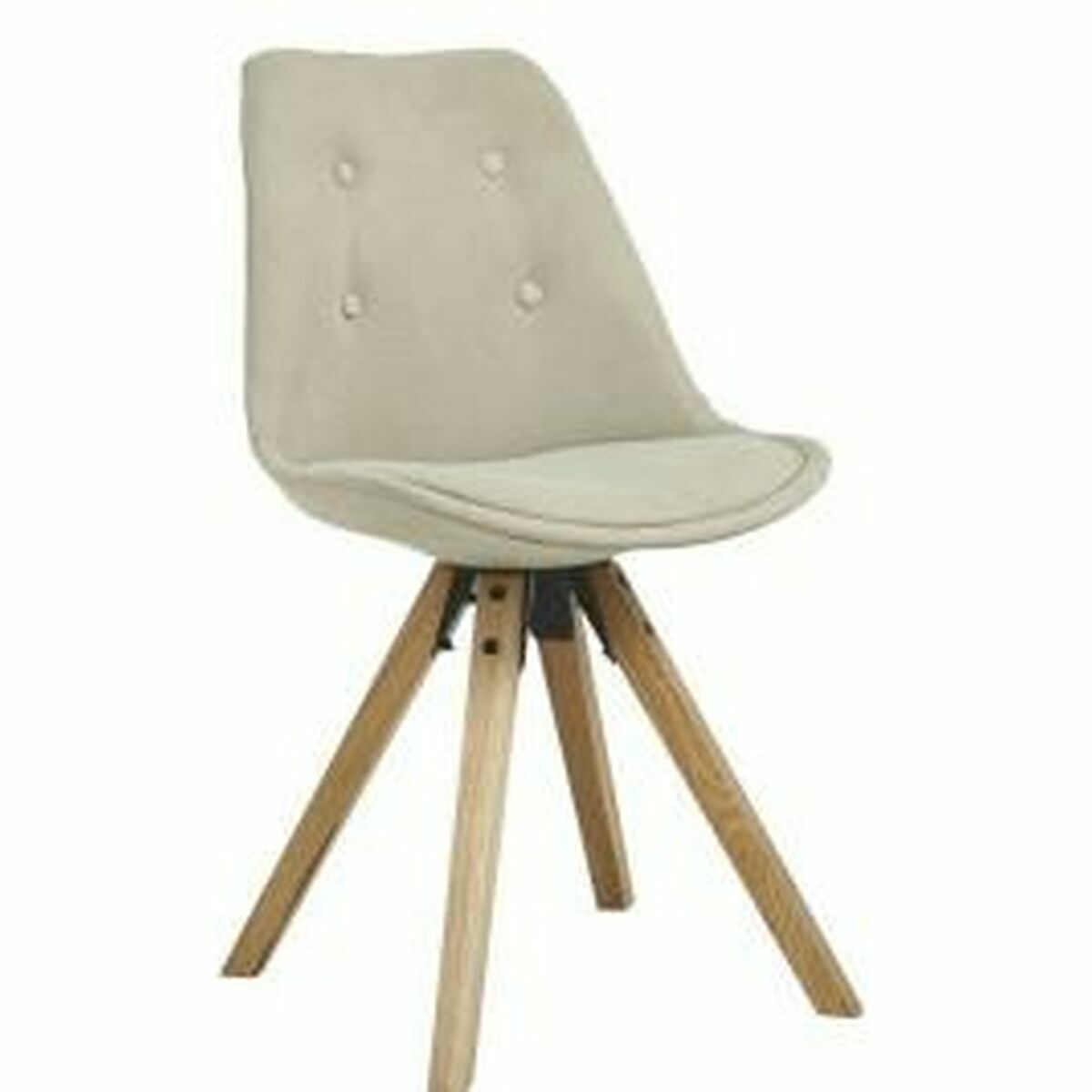 Matsalsstol DKD Home Decor 48 x 44 x 84 cm Beige Brun