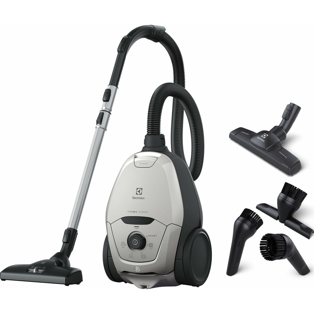 Dammsugare med Påse Electrolux Pure D8 Svart Grå 600 W - 5