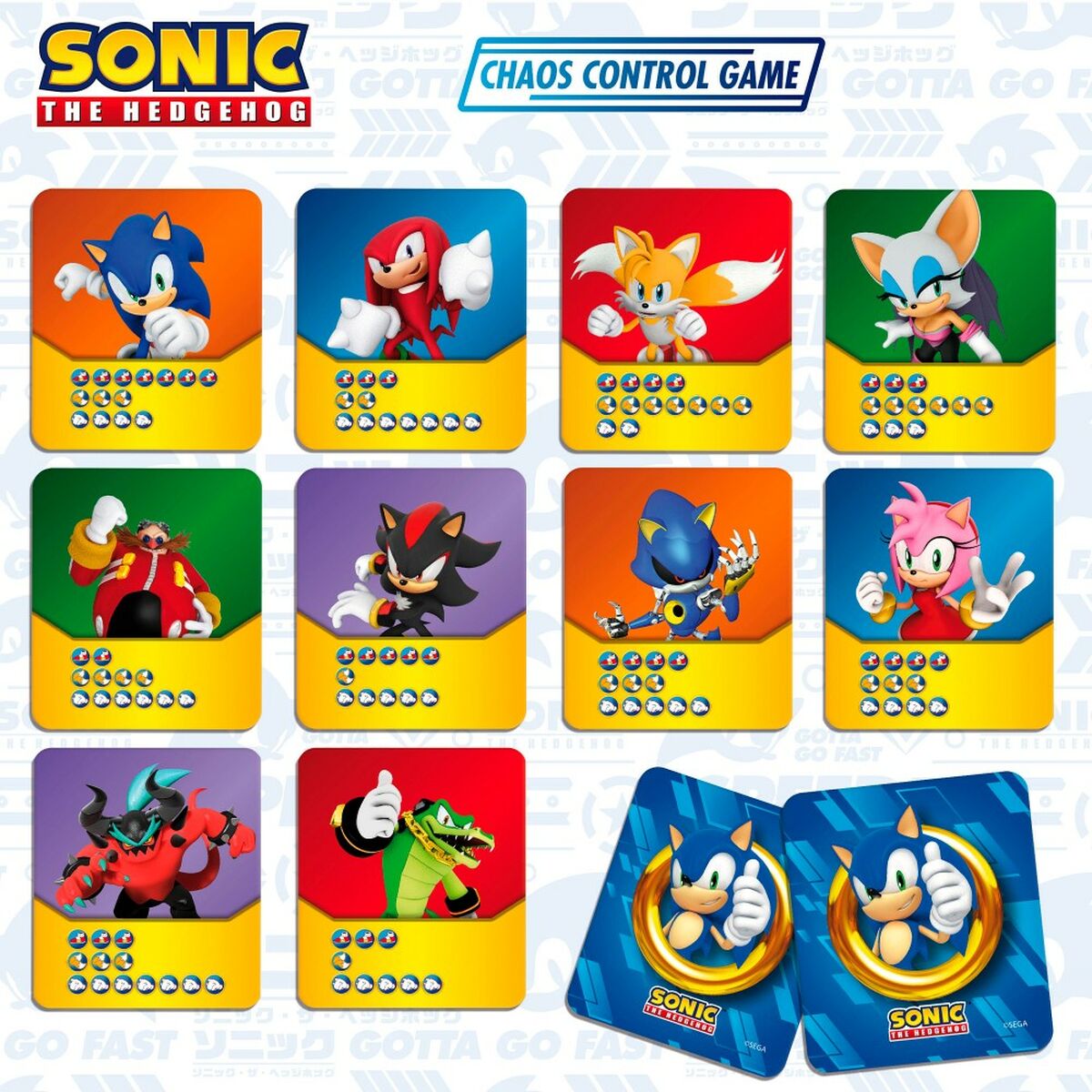 Sällskapsspel Sonic Chaos Control Game (6 antal) - 4