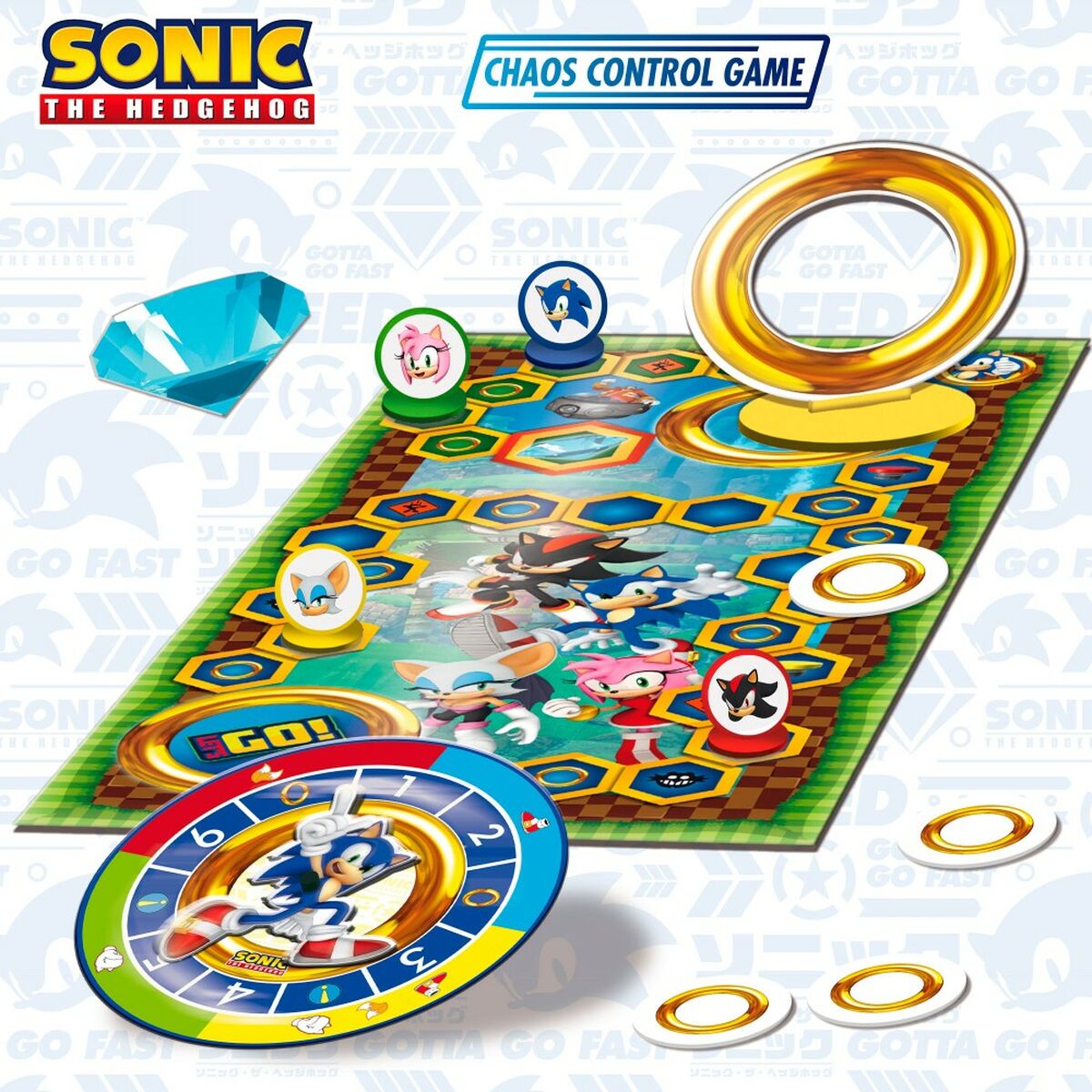Sällskapsspel Sonic Chaos Control Game (6 antal) - 3
