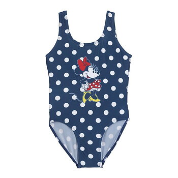 Baddräkt, Flickor Minnie Mouse Mörkblå