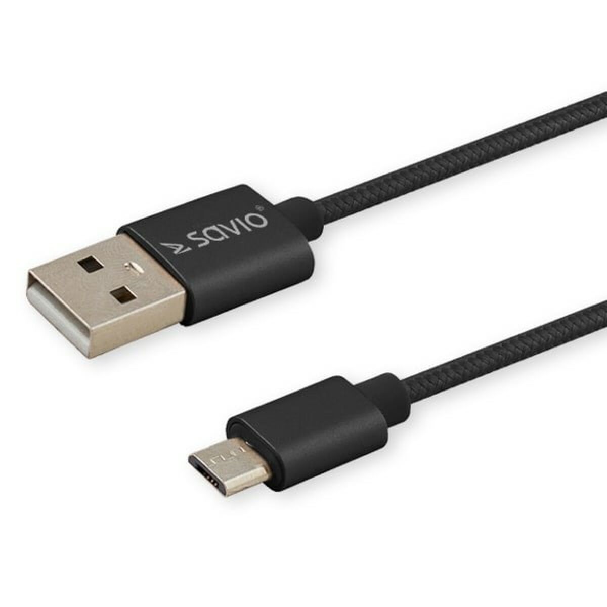 USB A till USB C Kabel Savio CL-129 Svart 2 m - 8
