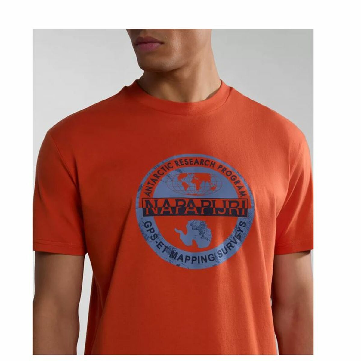 T-shirt med kortärm Herr Napapijri S-Bollo Ss 1 Orange - 2