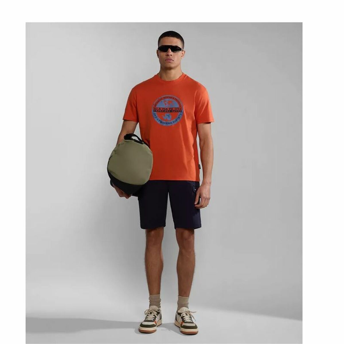 T-shirt med kortärm Herr Napapijri S-Bollo Ss 1 Orange - 4