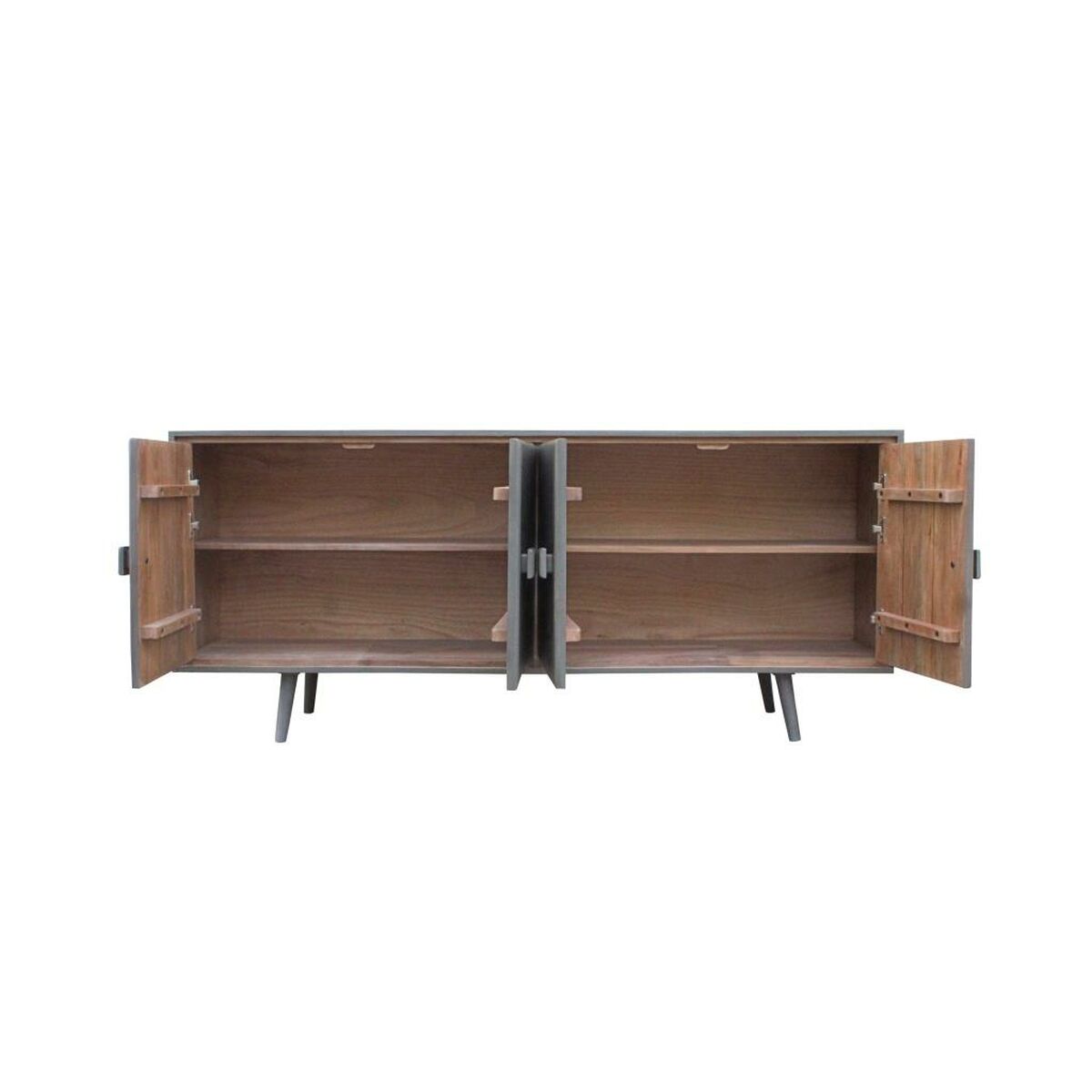 Skänk DKD Home Decor Mörkgrå Trä 177 x 38 x 75 cm - 9