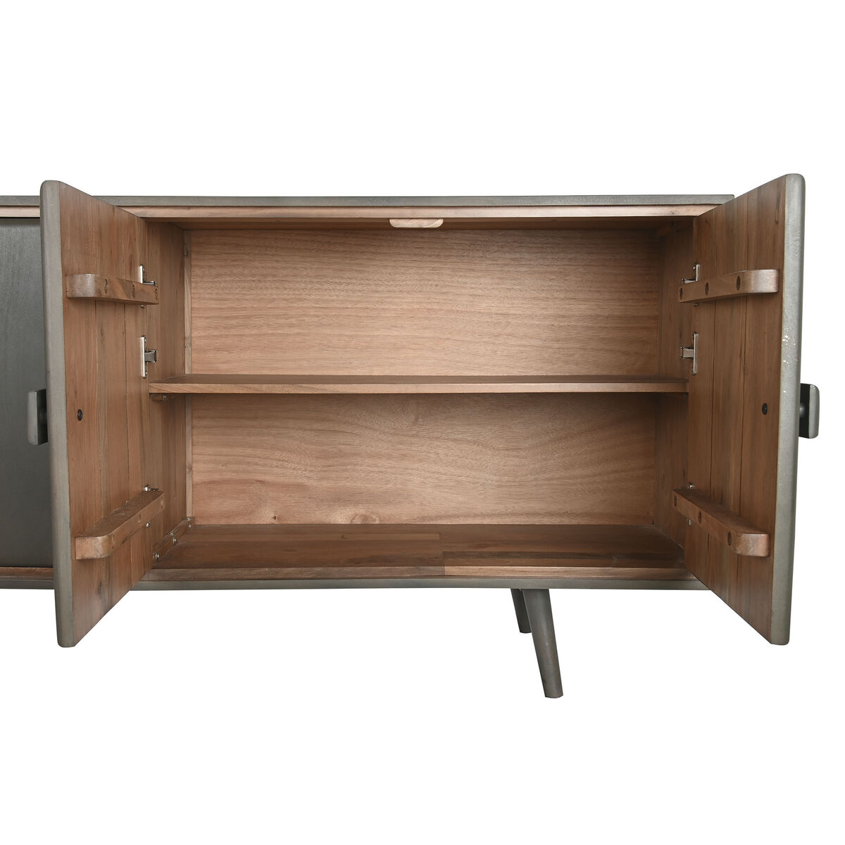 Skänk DKD Home Decor Mörkgrå Trä 177 x 38 x 75 cm - 3