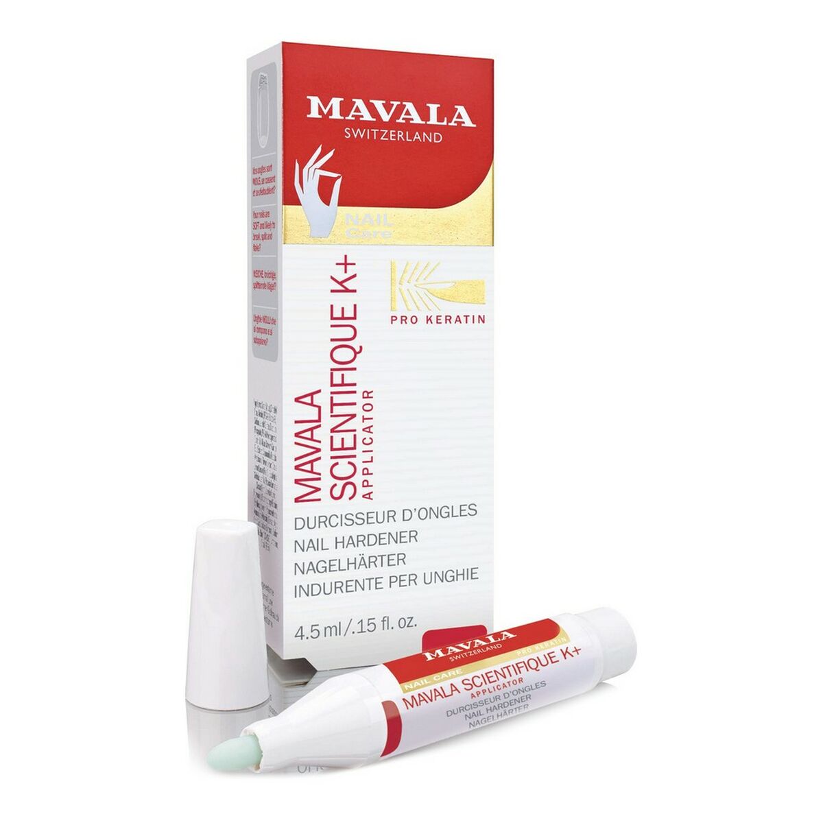 Nagelhärdare Cientifico K + Pencil Mavala 2 Delar 5 ml (4,5 ml)