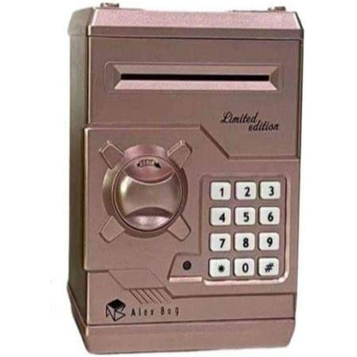 Sparbössa Roymart Limited Edition Kassaskåp Rosa (18 x 13 x 12 cm)