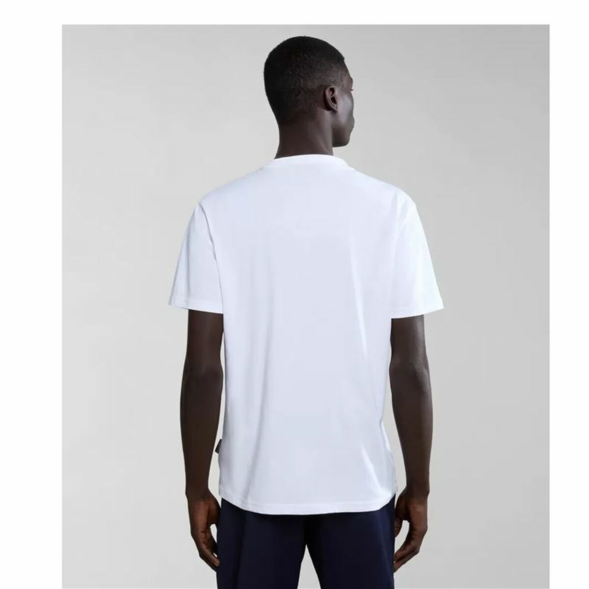 T-shirt med kortärm Herr Napapijri S-Aylmer Vit - 3