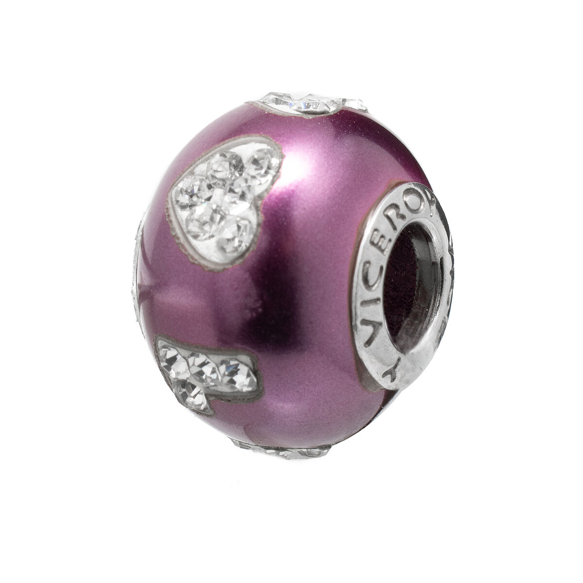 Dampärlor Viceroy VMM0158-17 Purpur (1 cm) - 5