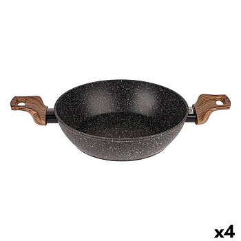 Kastrull Quttin Ecological Svart Smitt aluminium 24,5 x 40,5 cm (4 antal)