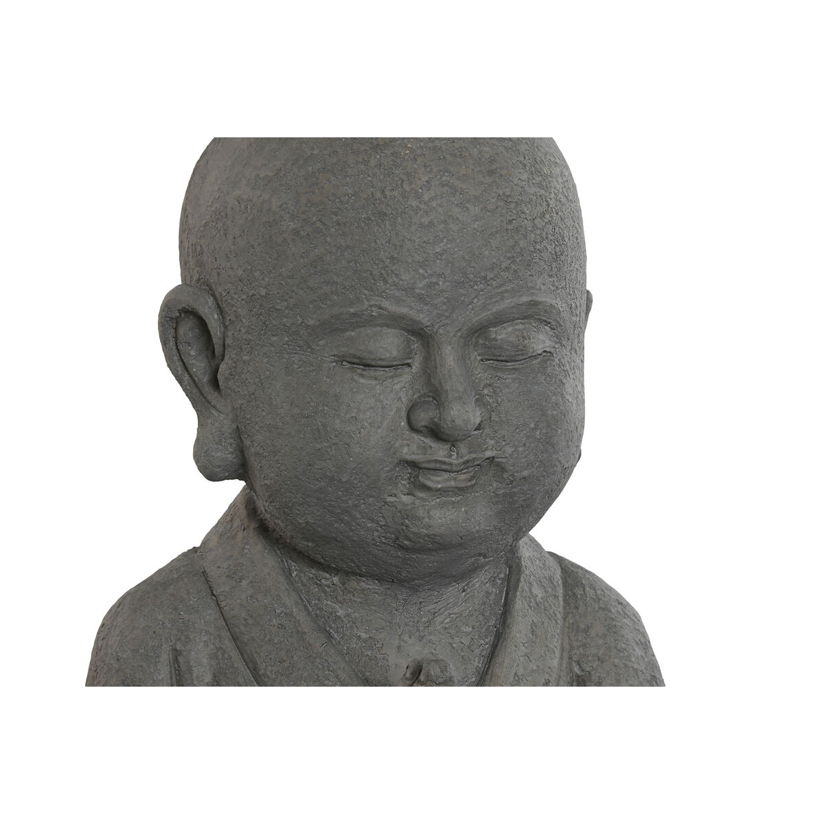 Prydnadsfigur Home ESPRIT Grå Munk Orientalisk 30 x 30 x 51 cm - 3