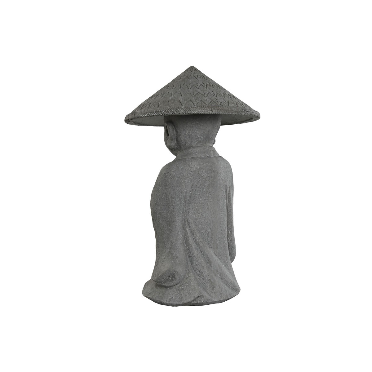 Prydnadsfigur Home ESPRIT Grå Munk Orientalisk 30 x 30 x 51 cm - 2
