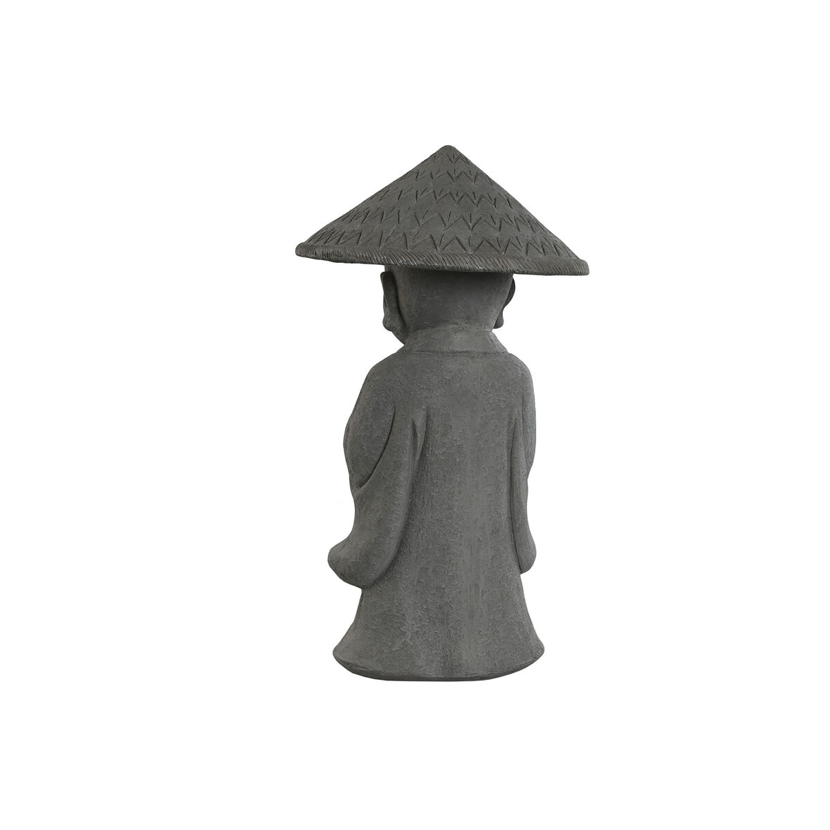 Prydnadsfigur Home ESPRIT Grå Munk Orientalisk 30 x 30 x 53 cm - 2