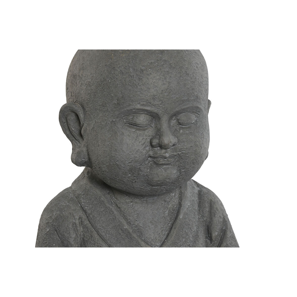 Prydnadsfigur Home ESPRIT Grå Munk Orientalisk 30 x 30 x 53 cm - 3