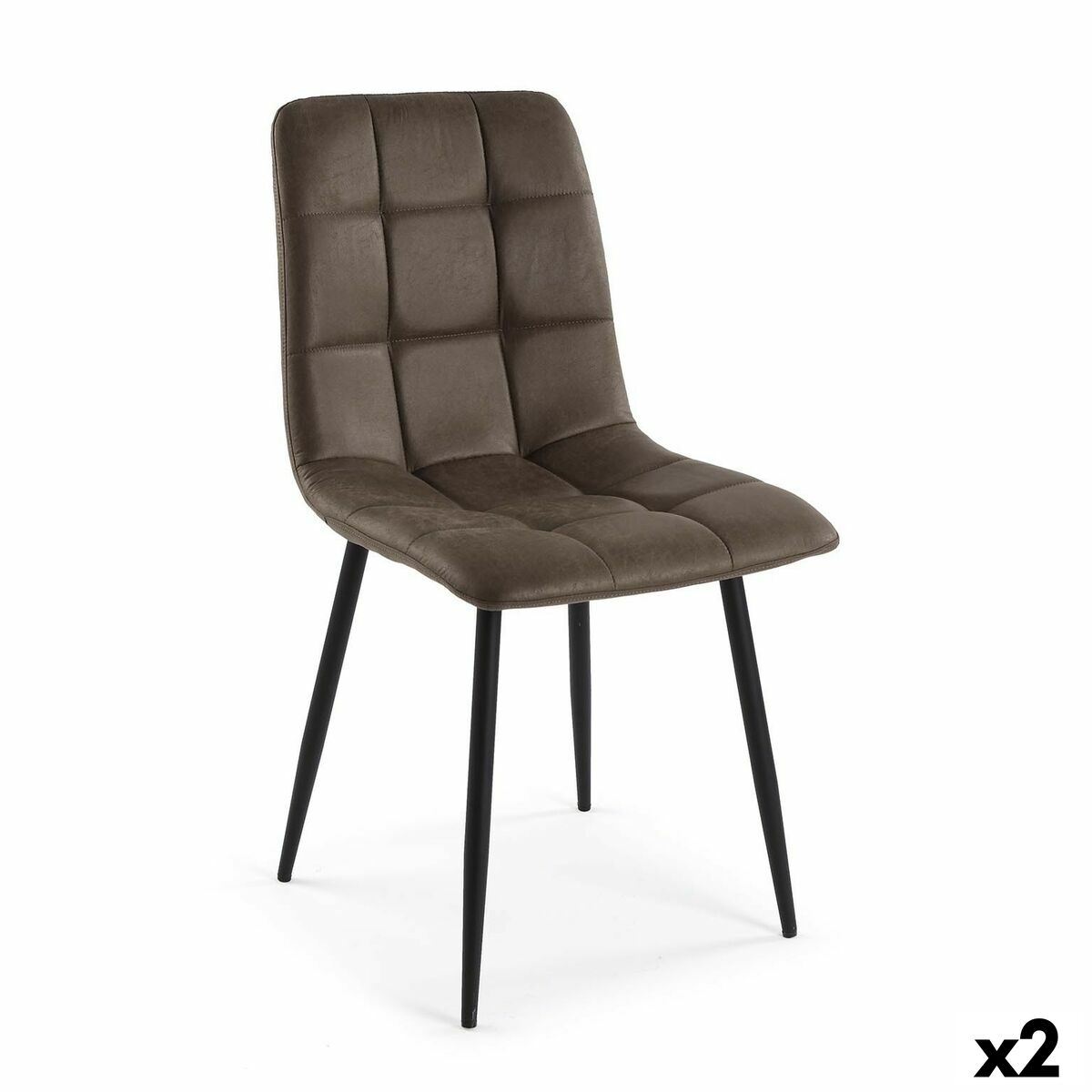 Stol Versa Aventia Mörkbrun 59 x 87 x 47 cm (2 antal)