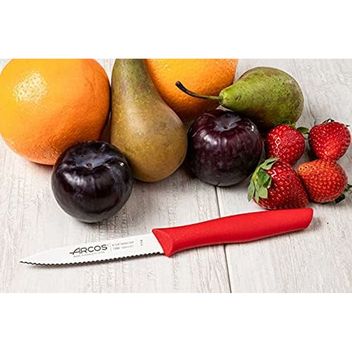 Skalkniv Arcos Nova Röd Rostfritt stål polypropen 10 cm - 5