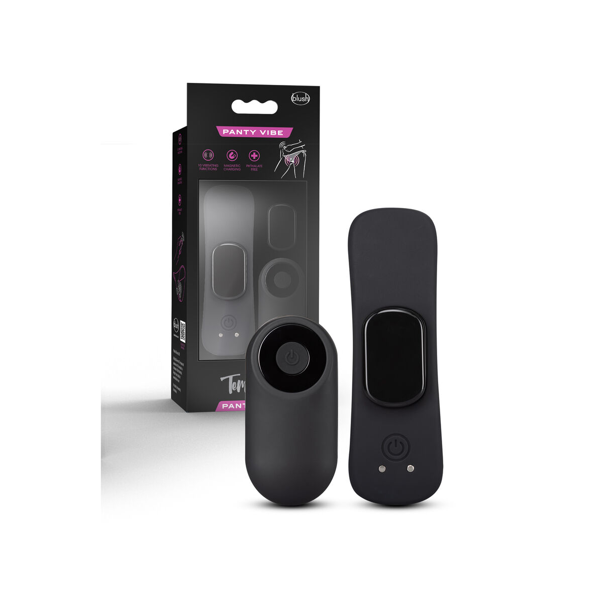 Anal vibrator Blush Temptasia Svart - 4
