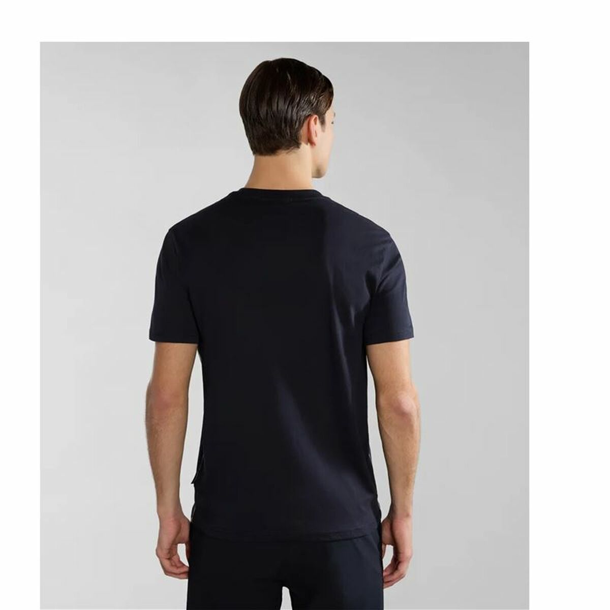 T-shirt med kortärm Herr Napapijri Svart - 2