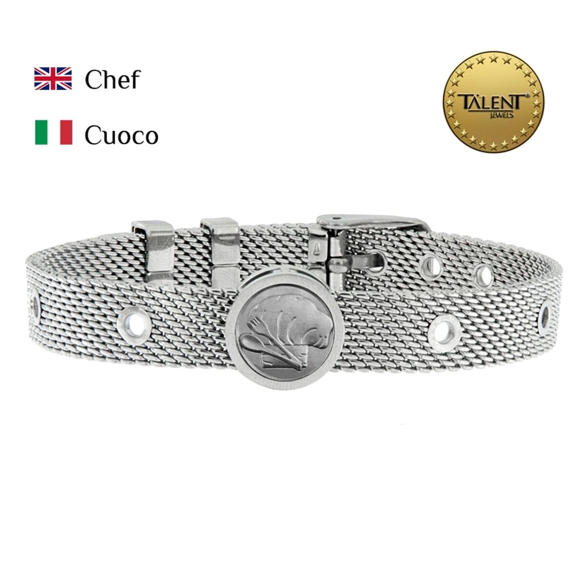 Unisexarmband Chef Talent Jewels TJA-3-05-03-1-235 Silvrig - 2