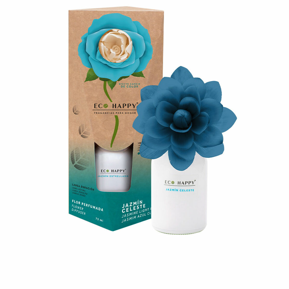 Luftrenare Eco Happy Blomster Jasmin (75 ml) - 2