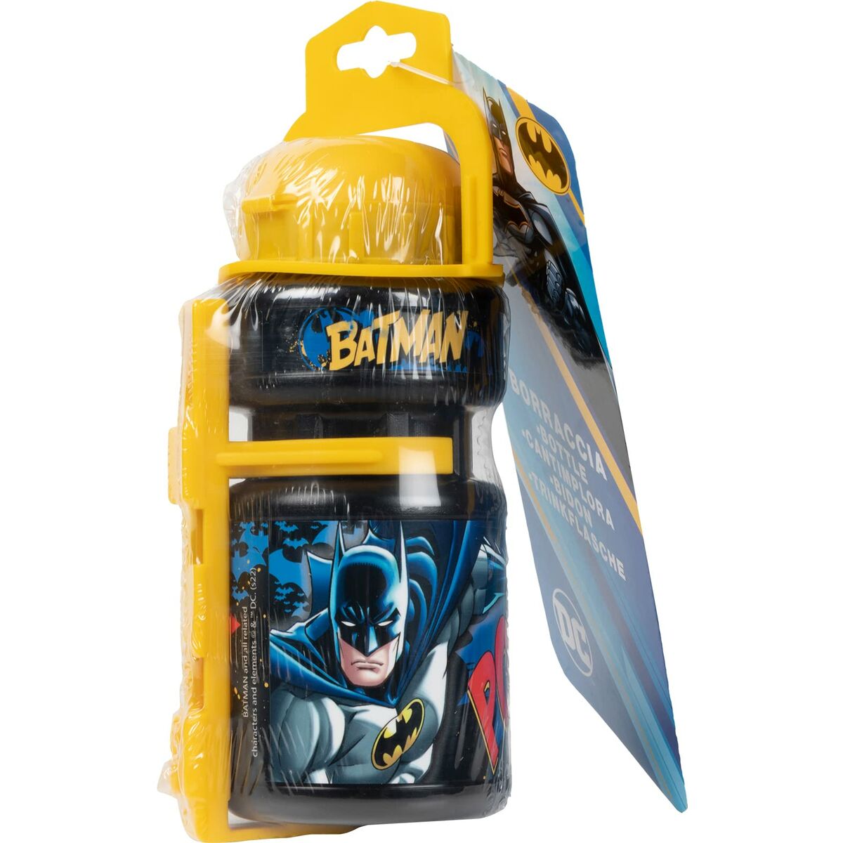 Cykelflaska för barn Batman CZ10969 Gul/Svart 350 ml Gul - 6