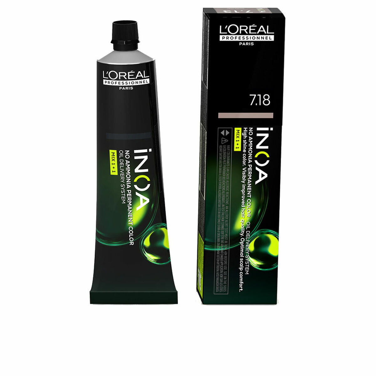 Permanent färg L'Oreal Professionnel Paris Inoa Nº 7.18 60 g