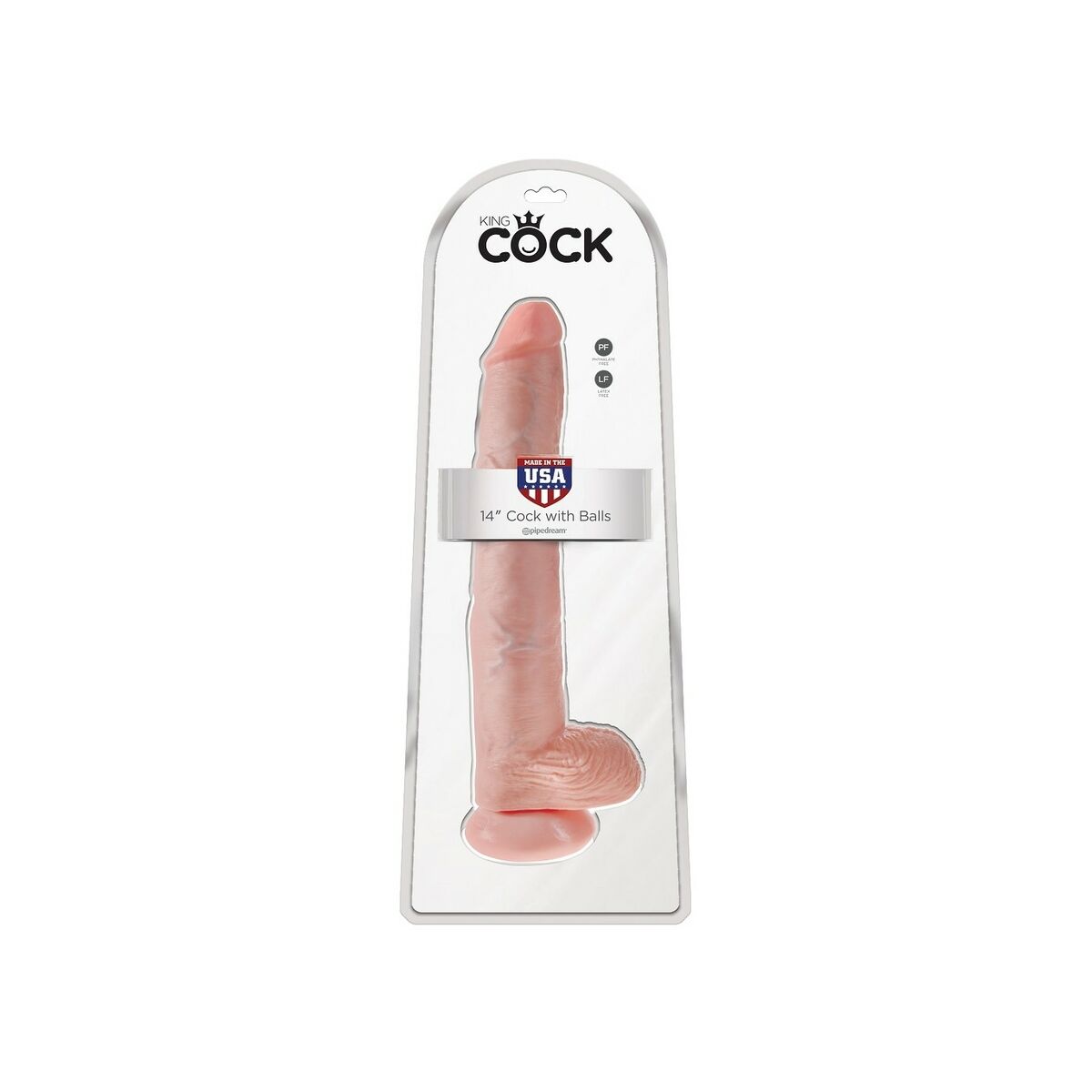 Realistisk dildo Pipedream King Cock PVC