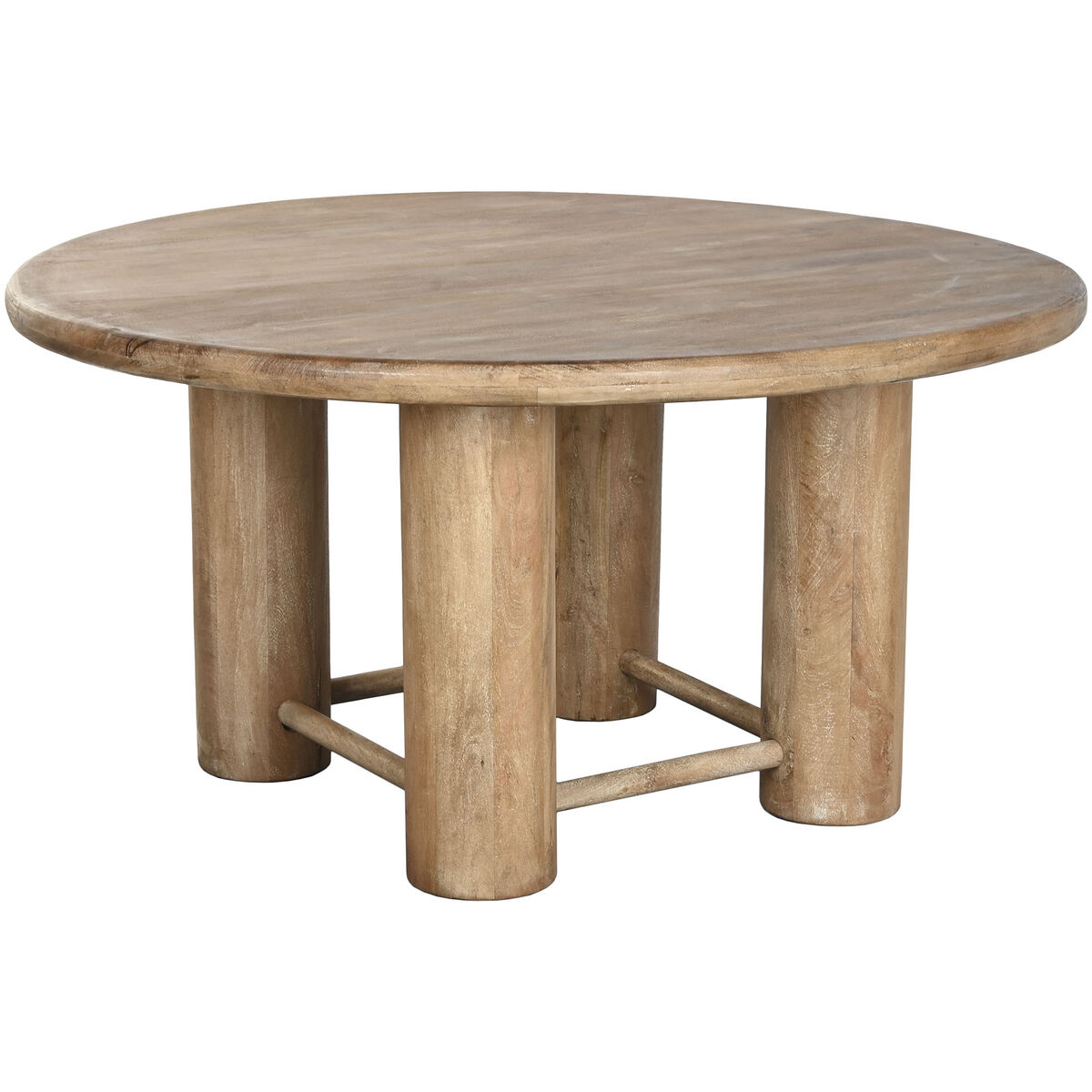 Matsalsbord Home ESPRIT Brun Mangoträ 150 x 150 x 78,7 cm - 2