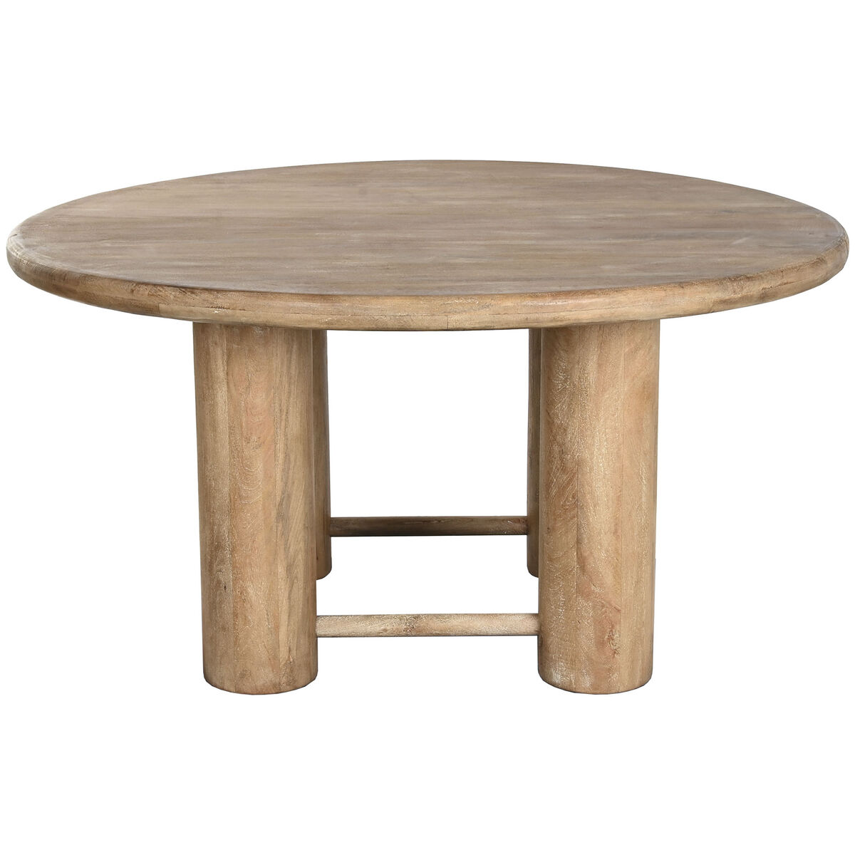 Matsalsbord Home ESPRIT Brun Mangoträ 150 x 150 x 78,7 cm
