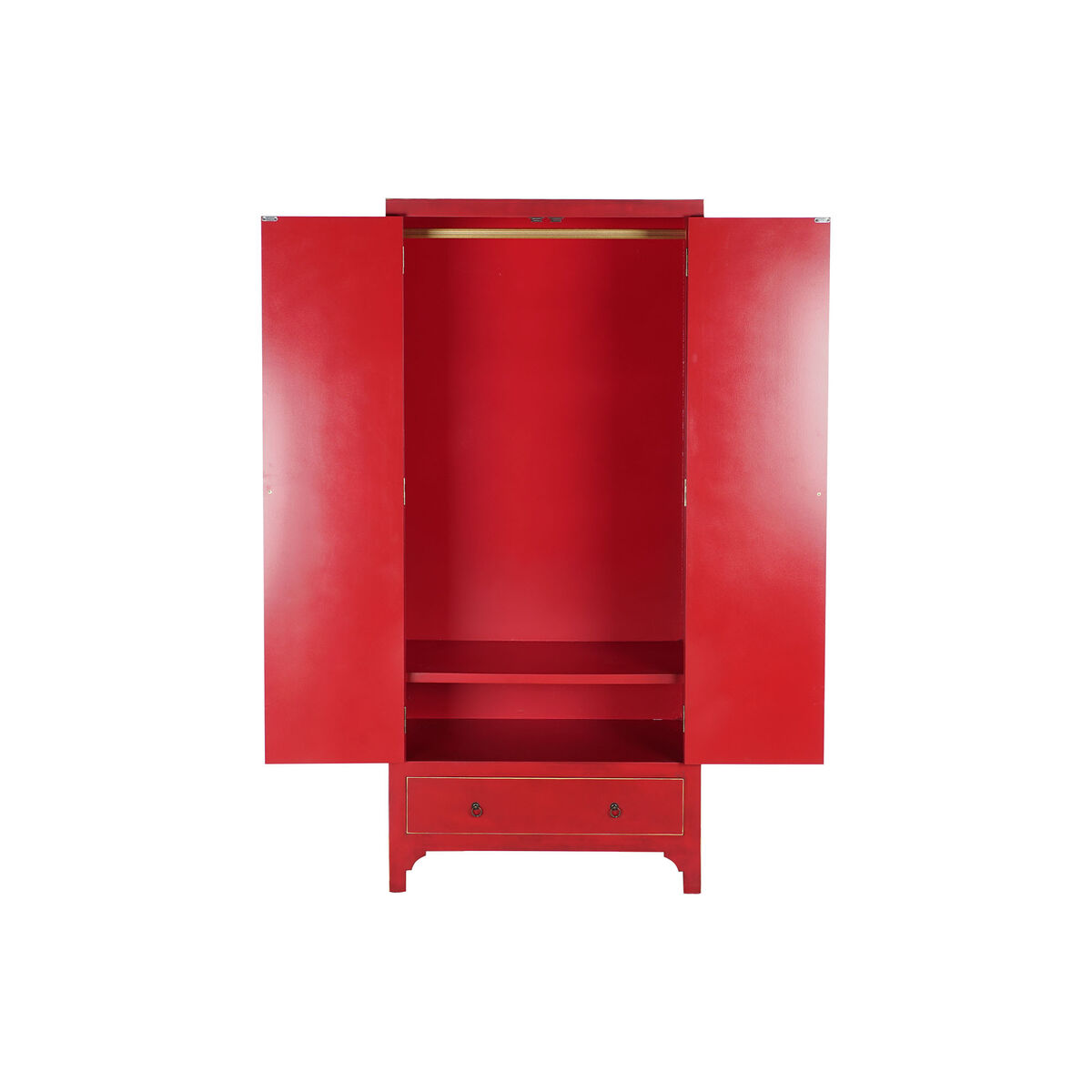 Skåp DKD Home Decor 85,5 x 50,5 x 186,2 cm Gran Röd Trä MDF - 3