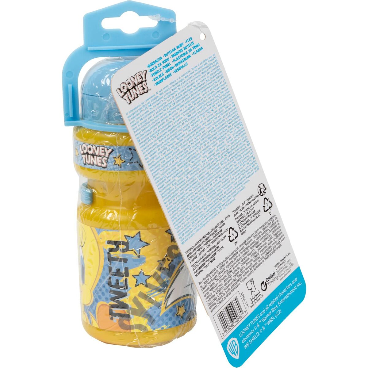Cykelflaska för barn Looney Tunes CZ10968 Gul 350 ml - 10