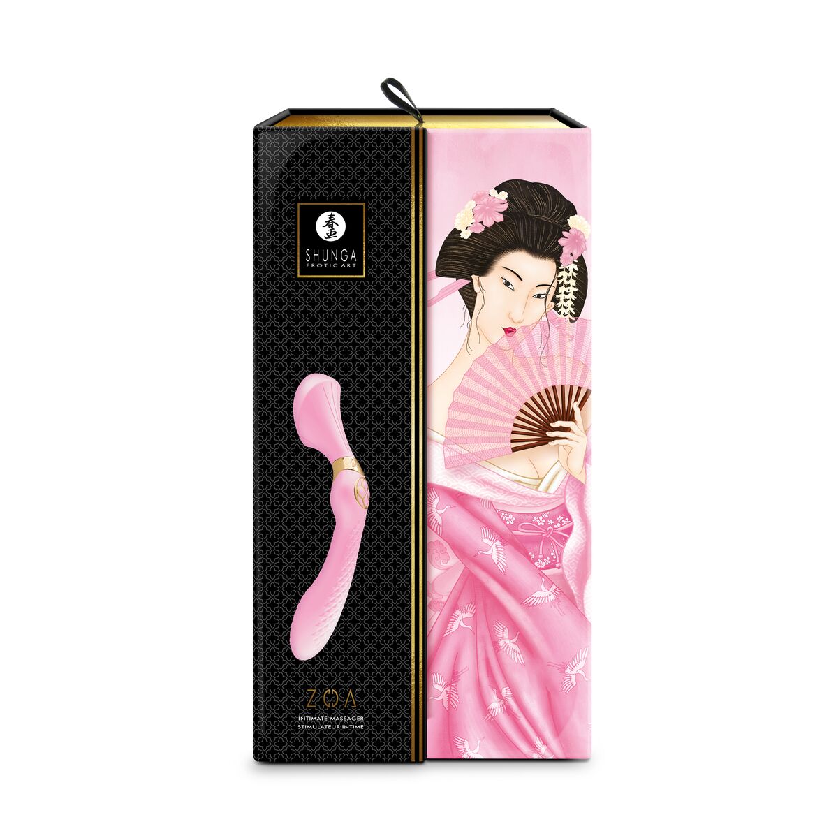 Massagemedel Shunga Zoa Rosa Gyllene Ljusrosa - 6