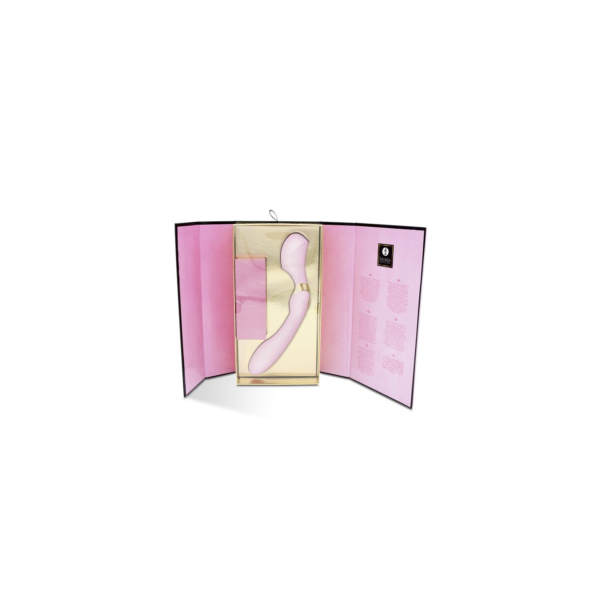 Massagemedel Shunga Zoa Rosa Gyllene Ljusrosa - 3