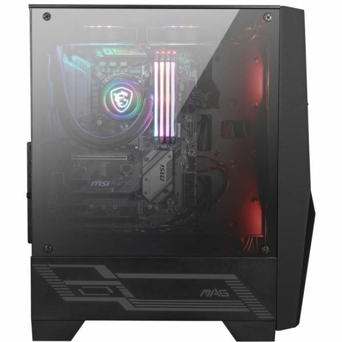 ATX Semitorn MSI MAG FORGE 100M Svart Violett
