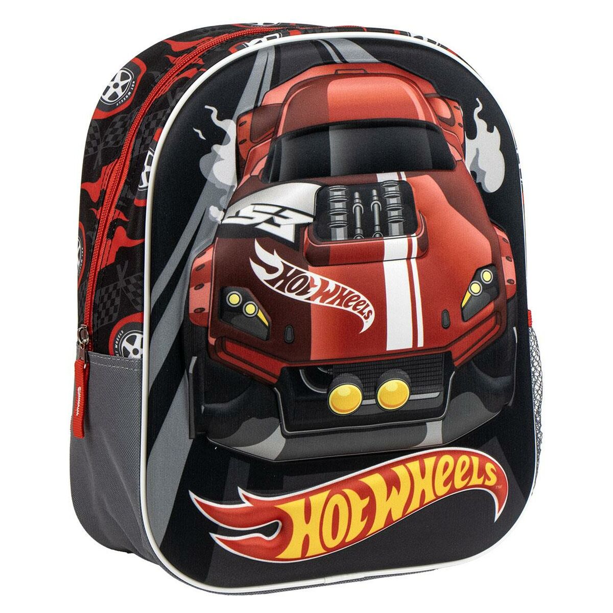 Skolryggsäck Hot Wheels Grå 25,0 x 31,0 x 10,0 cm