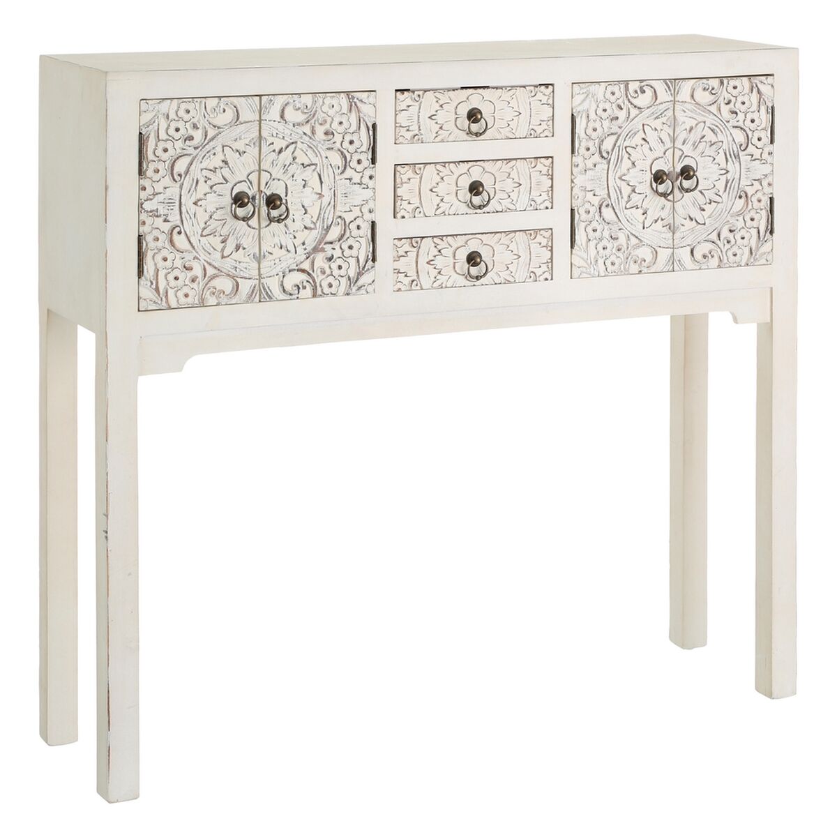Mottagare ORIENTE Vit 95 x 26 x 90 cm