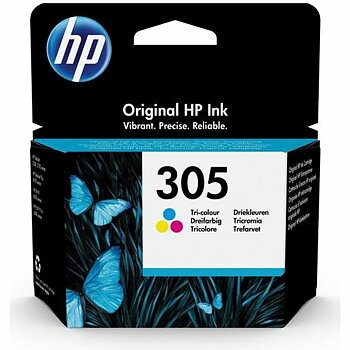 Original Bläckpatron HP 305 Cyan/Magenta/Gul