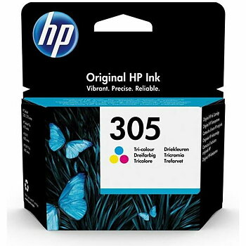 Original Bläckpatron HP 305 Cyan/Magenta/Gul
