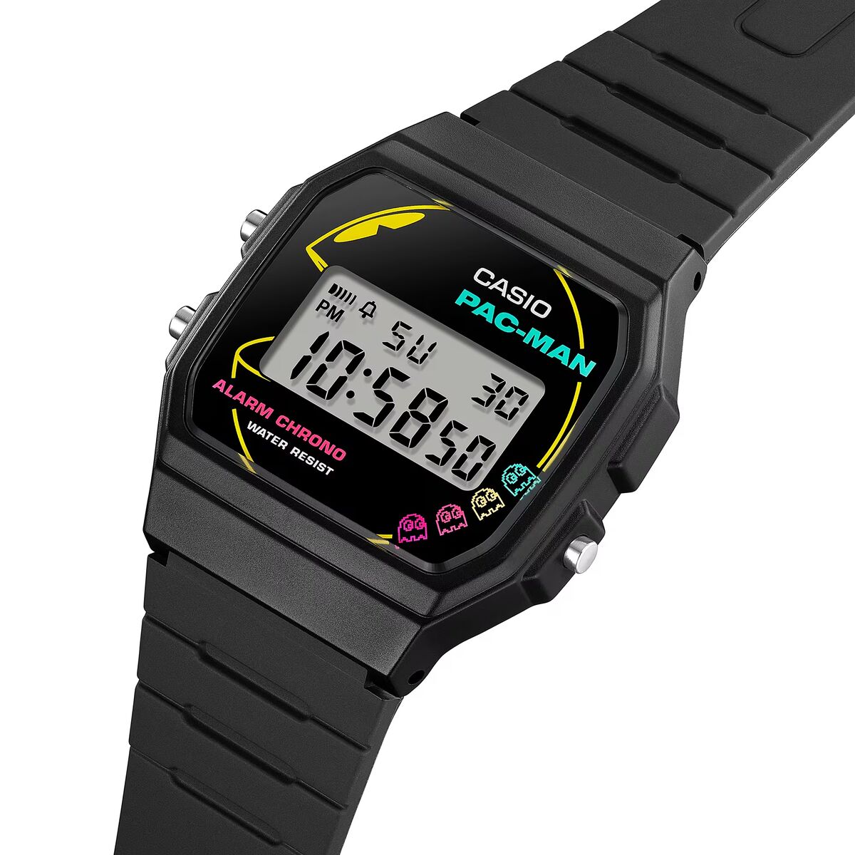 Unisexklocka Casio F-91 - PACMAN Series Limited Edition Svart (Ø 35 mm) - 3