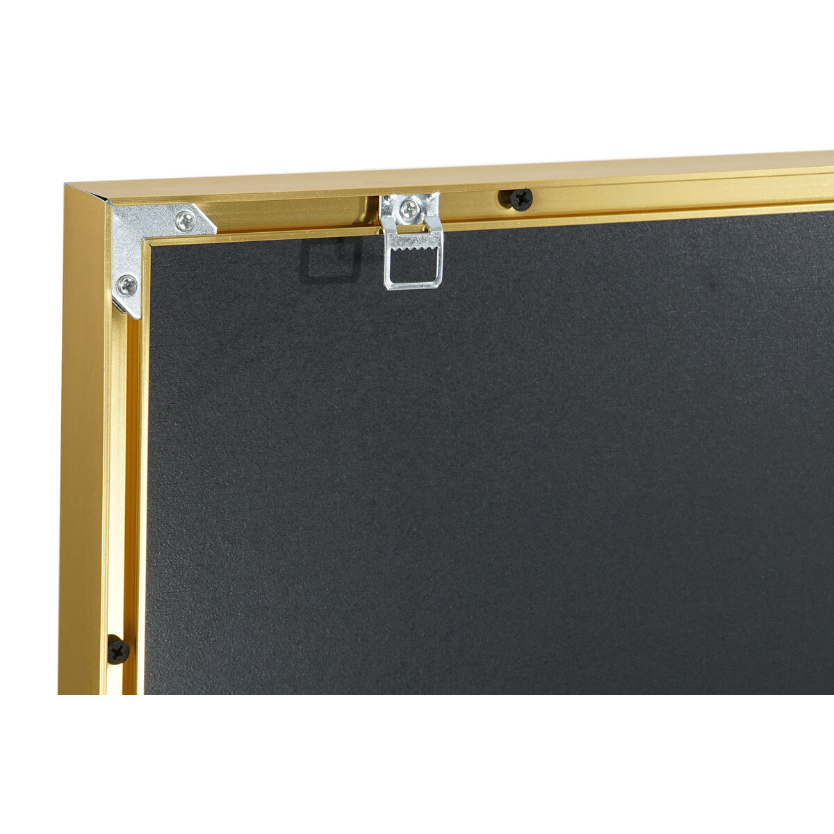 Tavla DKD Home Decor Aluminium Trä MDF 80 x 3 x 80 cm - 3