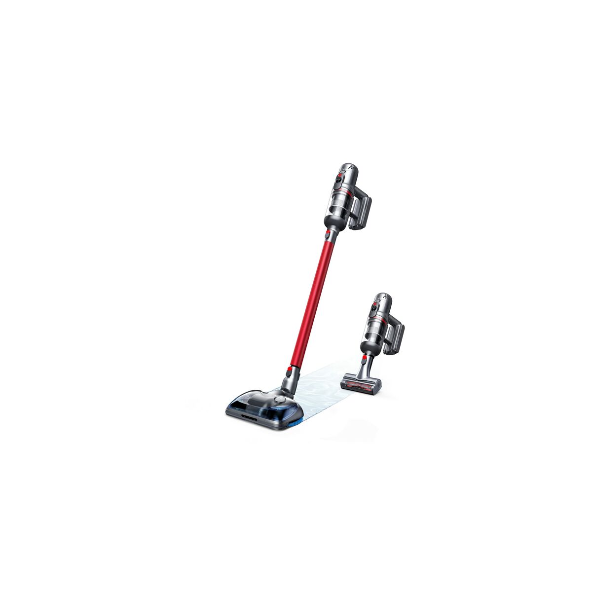 Sladdlös Påsfri Borstdammsugare Puppyoo T12 PRO RINSE 585 W - 2