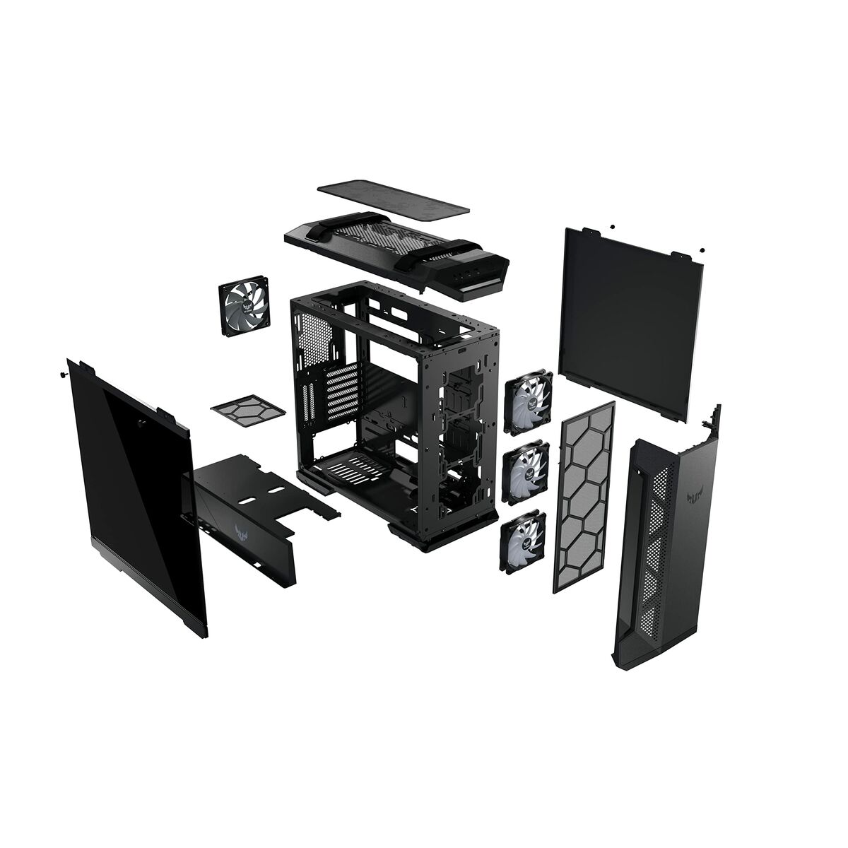 ATX Semitorn Asus TUF Gaming GT501 Svart - 3