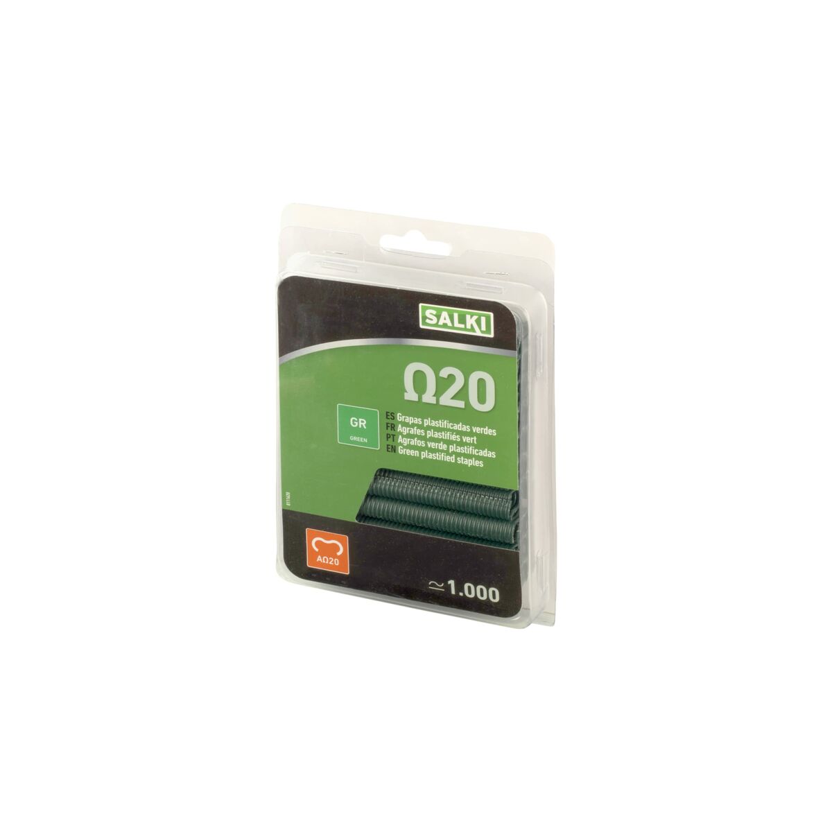 Häftklamrar Salki 111620  Omega 20 (1000 Unidades) - 6