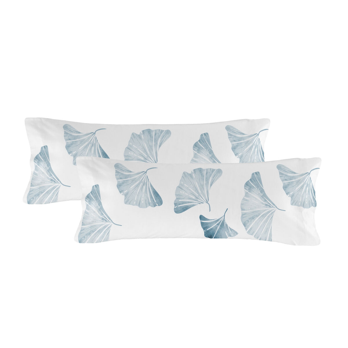 Örngott HappyFriday Blanc Ginkgo Multicolour Säng 180/200 45 x 110 cm (2 antal) - 4