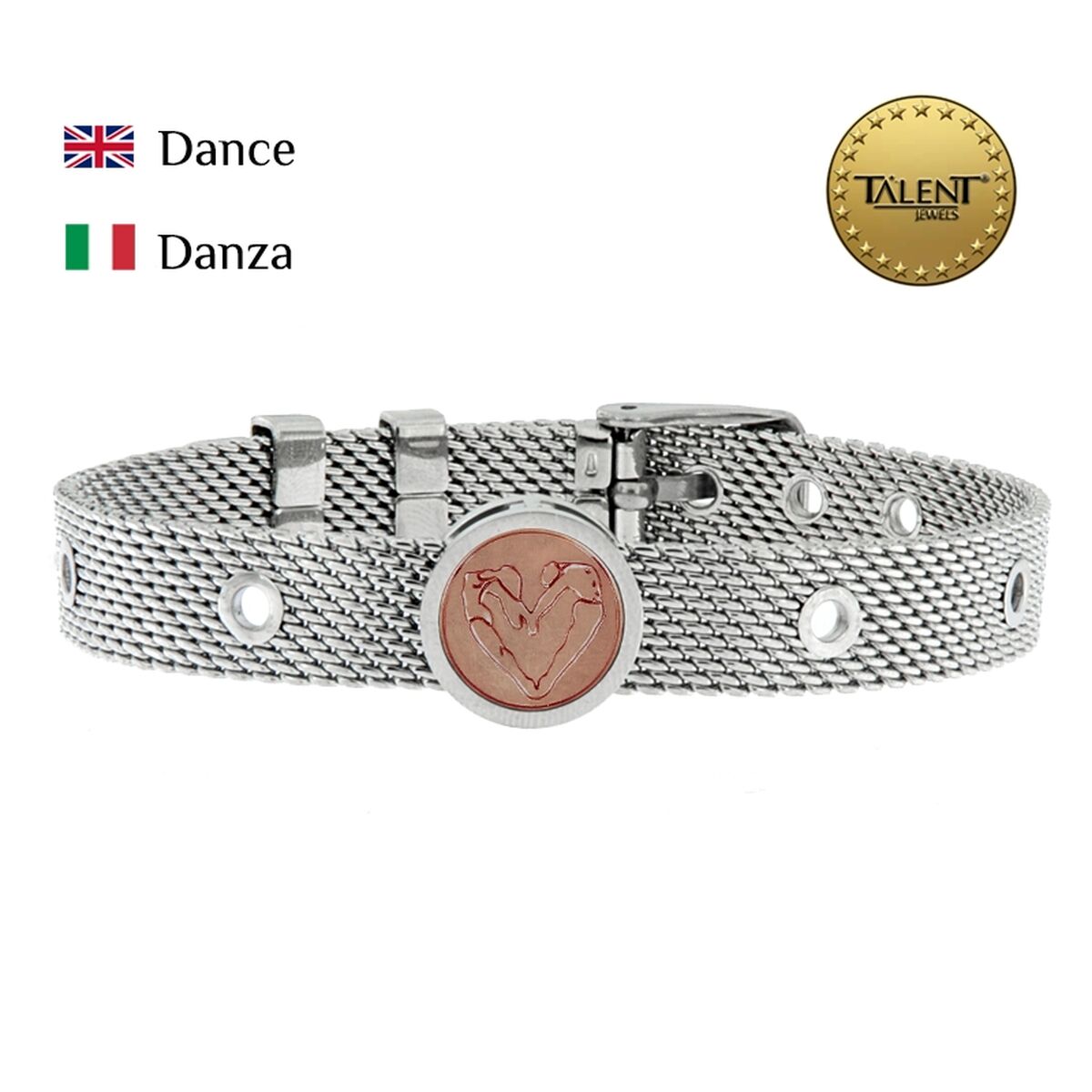 Unisexarmband Dance Talent Jewels TJA-3-20-02-1-235 Silvrig - 2