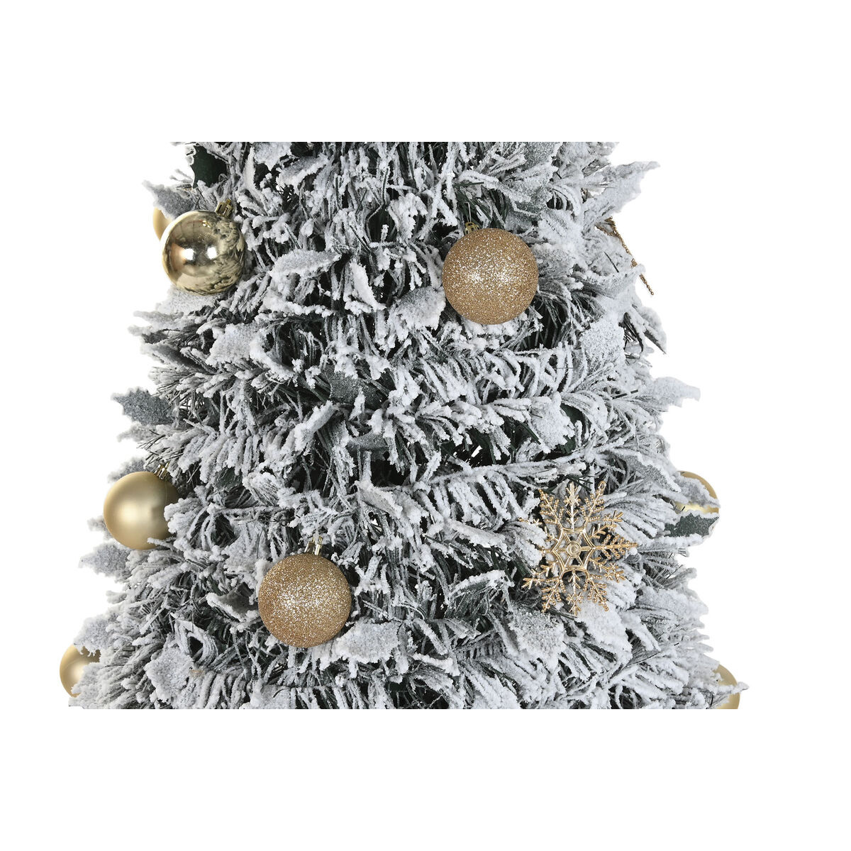Julgran Home ESPRIT Gyllene PVC Snöfall - 2