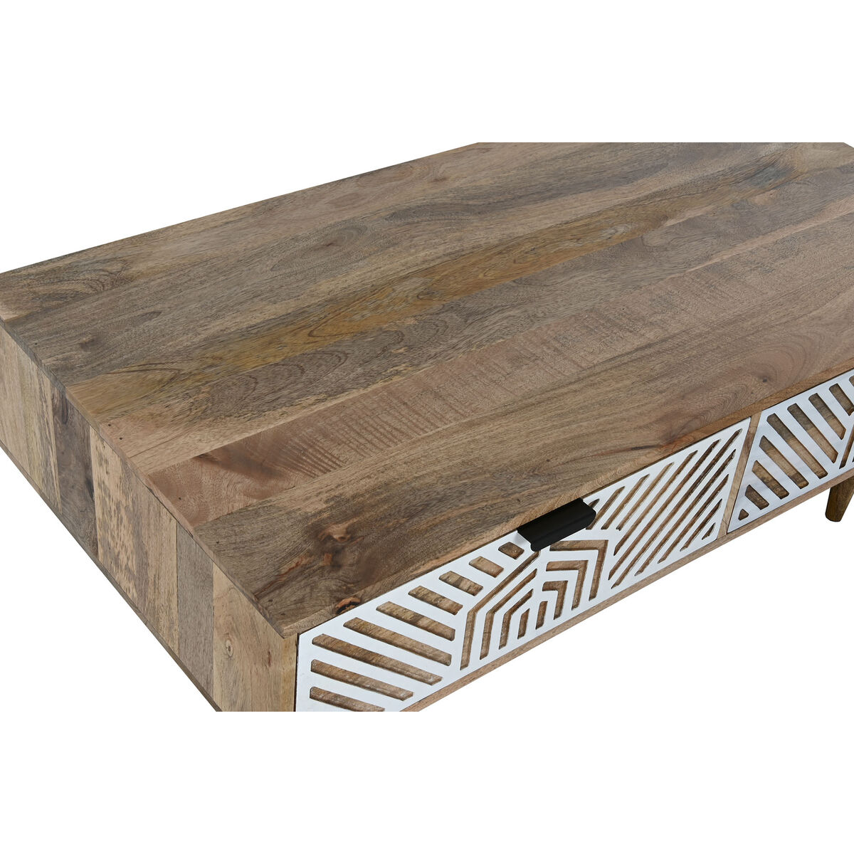 Soffbord Home ESPRIT Vit Mangoträ 115 x 60 x 40 cm - 4