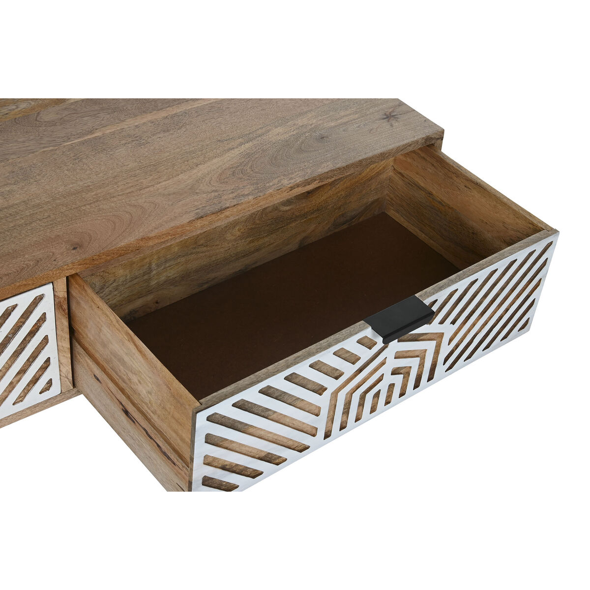 Soffbord Home ESPRIT Vit Mangoträ 115 x 60 x 40 cm - 3